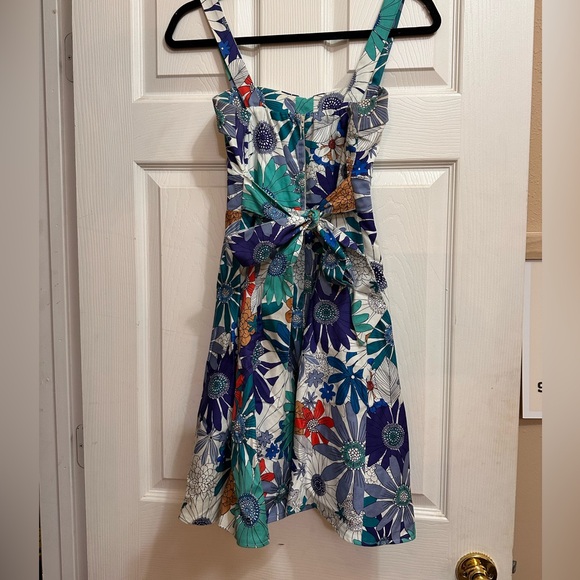 Ixia Structured Dress with Tie small - Picture 2 of 4